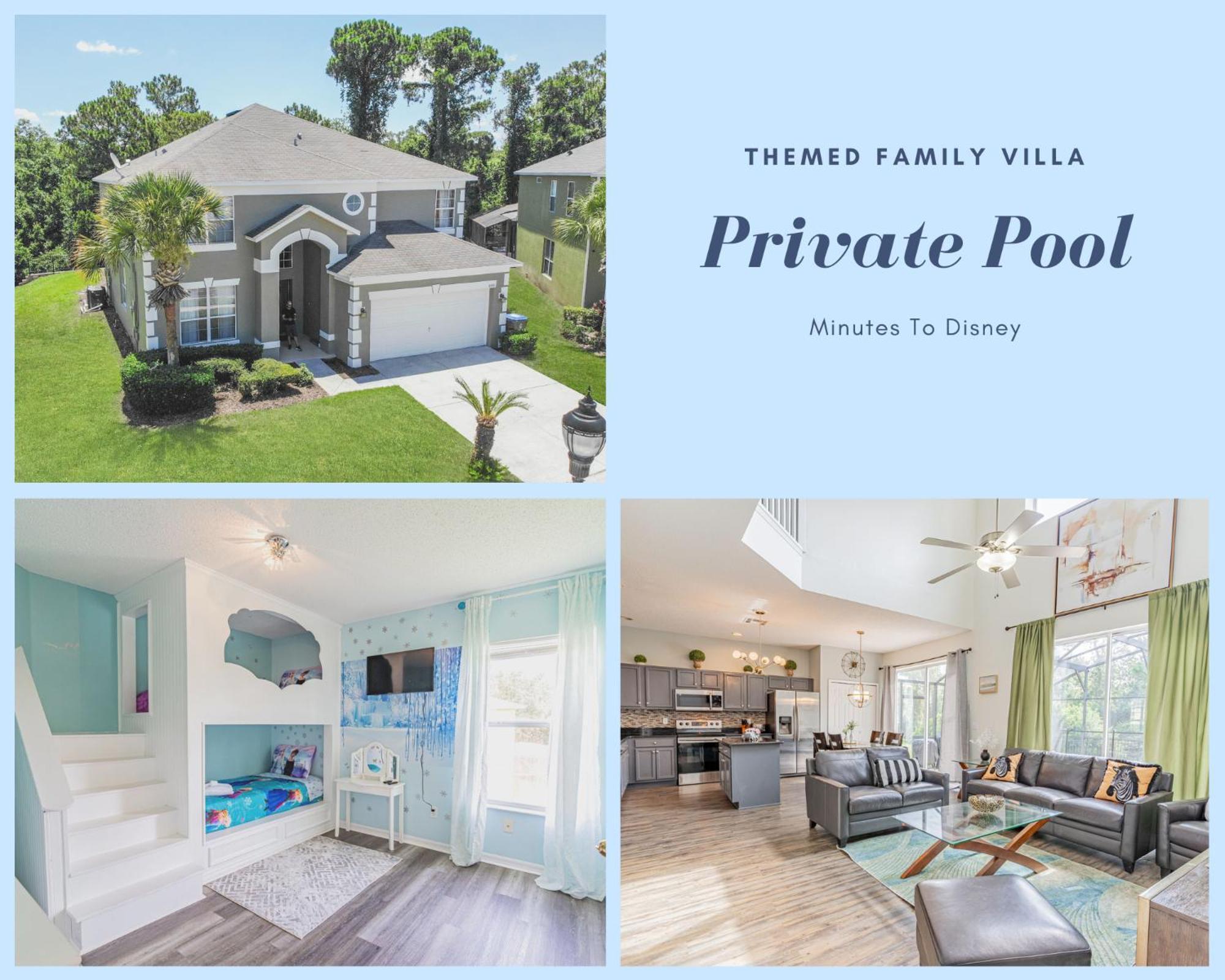 Themed Villa, 12 Min To Disney, Resort Access 올랜도 외부 사진